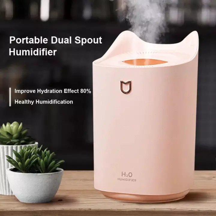 3.H2O Double Spout Air Humidifier Review – Best Humidifier with Aroma image