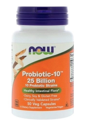 5. Imej NOW Foods Probiotik-10