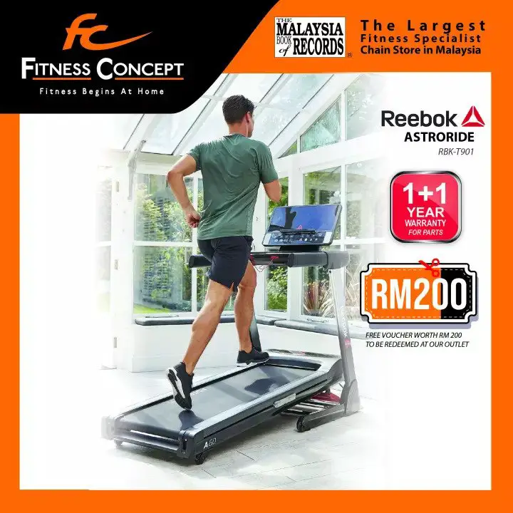 2. Konsep Kecergasan Reebok Astroride 2.0 Treadmill Review imej