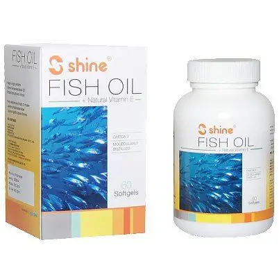 Gambar Ulasan Minyak Ikan Shine + Kapsul Vitamin E