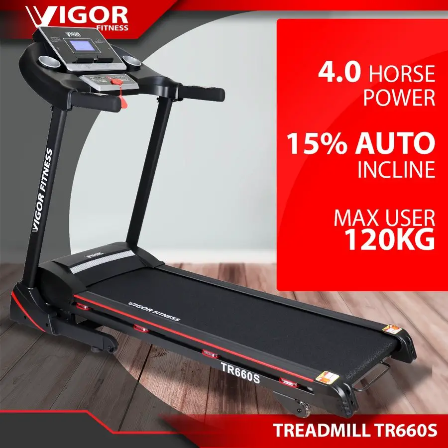 3. Imej Kajian Treadmill Vigor Fitness TR660S