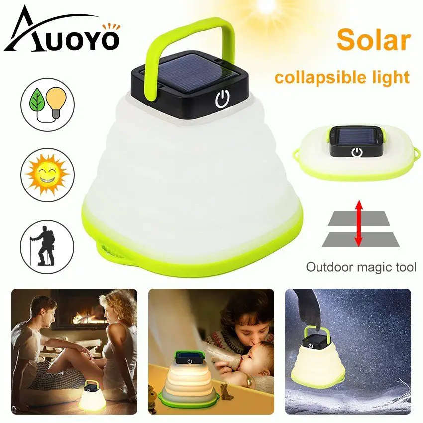 5. Auoyo Solar Rechargeable Lantern for Outdoor Camping [Review] image