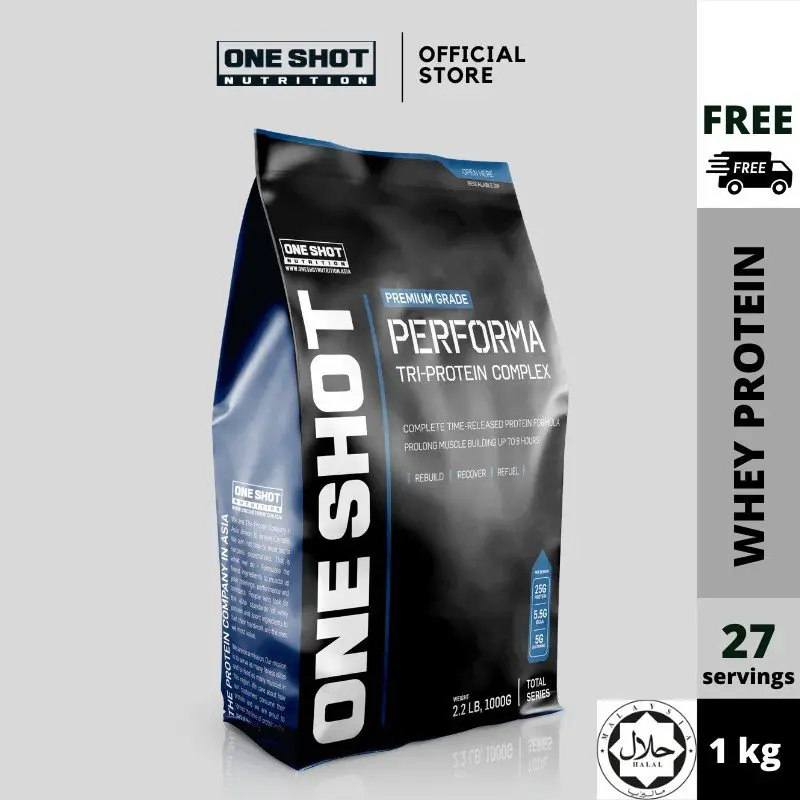 4. Imej One-Shot Whey Protein Performa [Semakan].