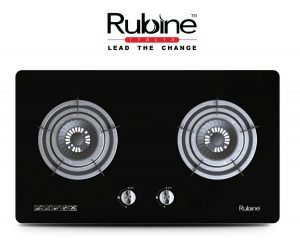 5. Rubine Tempered Glass Gas Hob RGH-VISTA2B-BL Review image