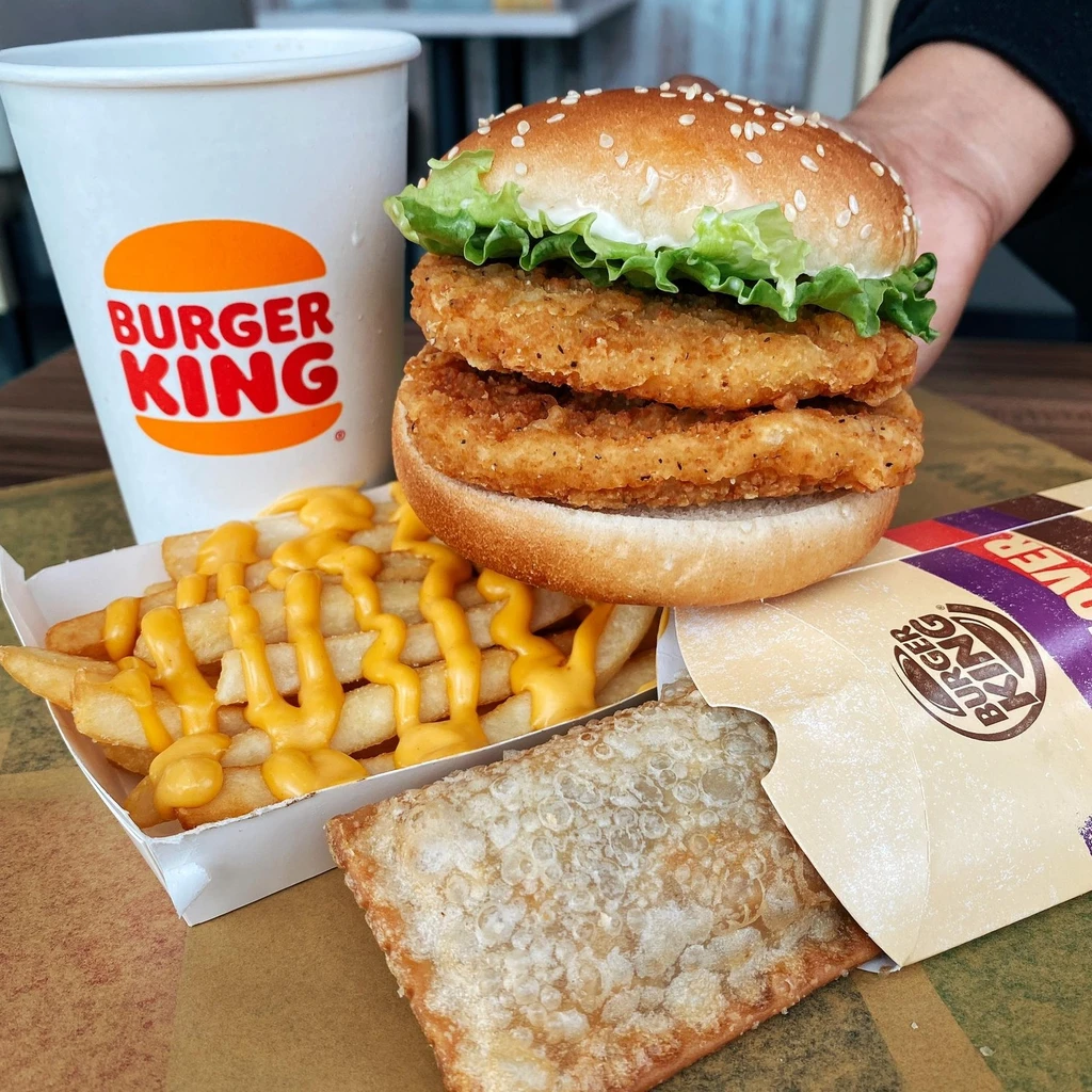 Burger King Menu Double Chicken Burger