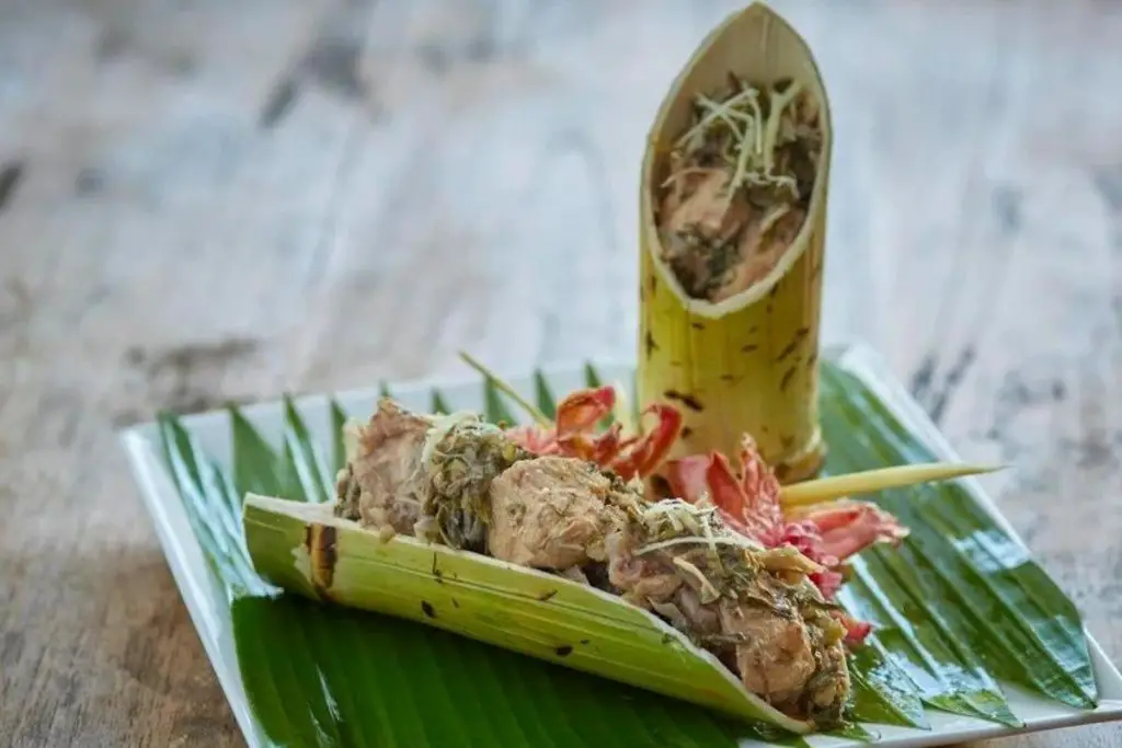 107. Ayam Pansuh/Manok Pansoh (Chicken Cooked in Bamboo)