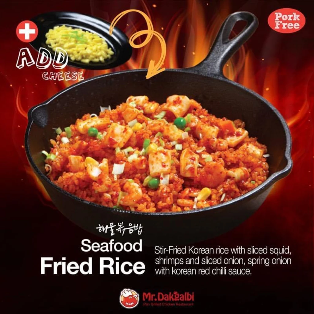 Mr. Dakgalbi Menu Prices Malaysia Fried Rice