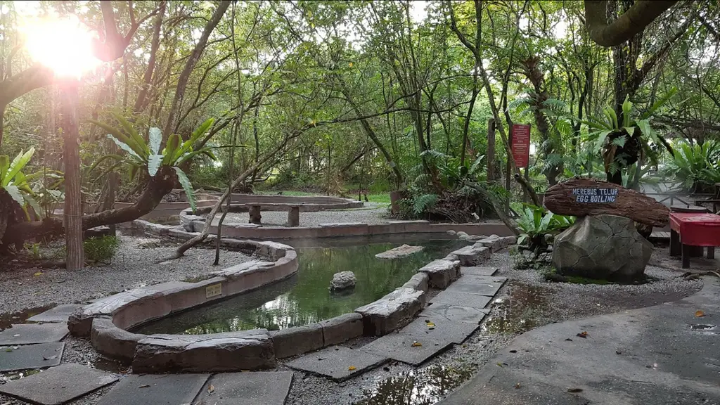 Gambar Kolam Air Panas Sungai Klah Taman Sungkai Perak