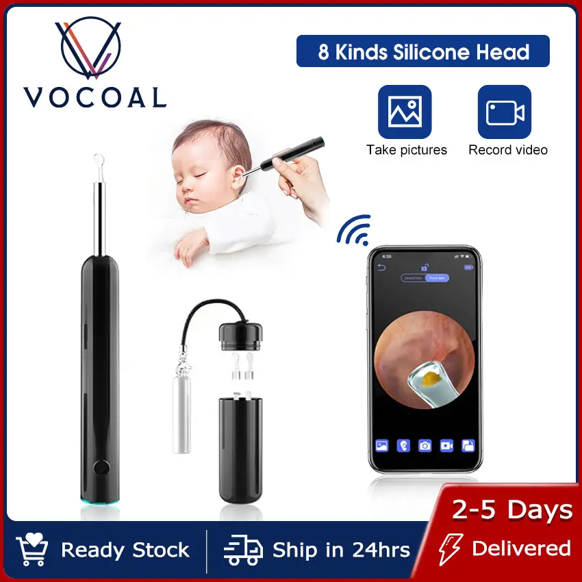 Vocoal Wireless Ear Cleaner Endoscope