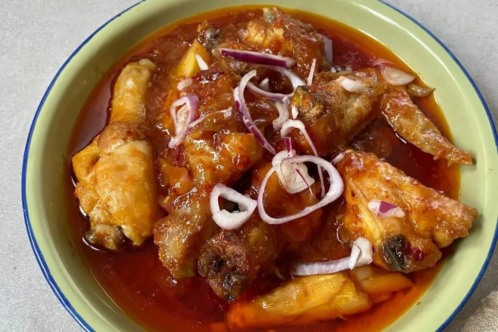 43. Ayam Masak Merah (Chicken in Spicy Tomato Sauce)