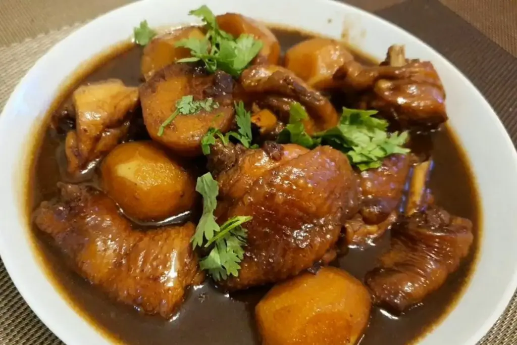 42. Ayam Pongteh (Nyonya Stewed Chicken and Potato)