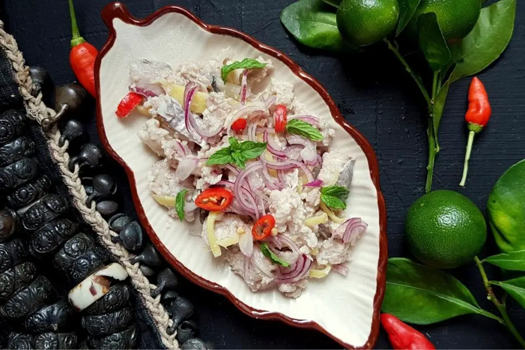 97. Hinava/Hinava Ginapan (Sabah Raw Fish Salad)