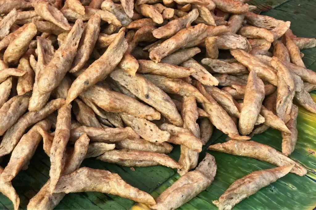 23. Keropok Lekor (Fried Fish Cracker)