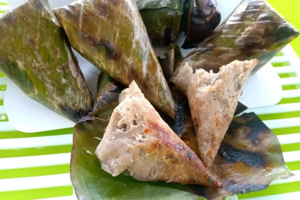 87. Satar (Spiced Fish Cake)